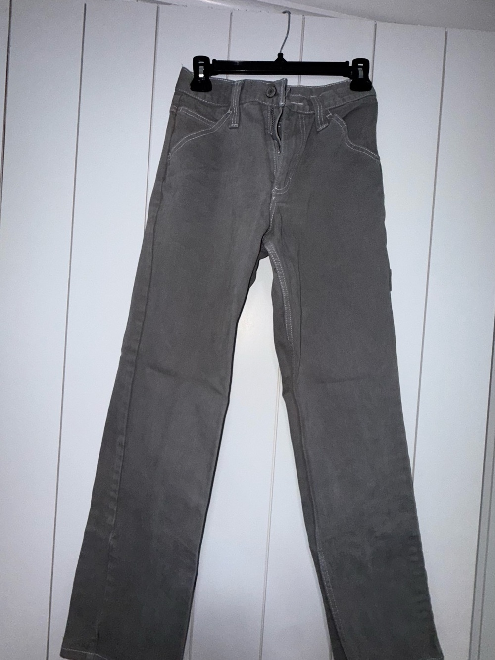 Brandy Melville Gray Straight Leg Pants